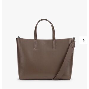 Brown Leather Tote Bag